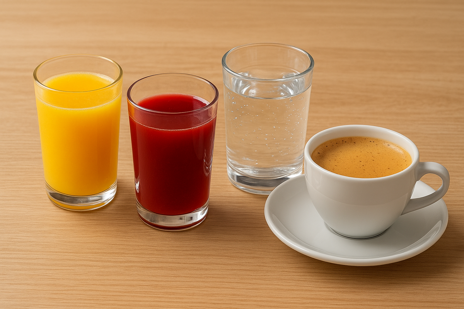 Verschiedene Getränke 