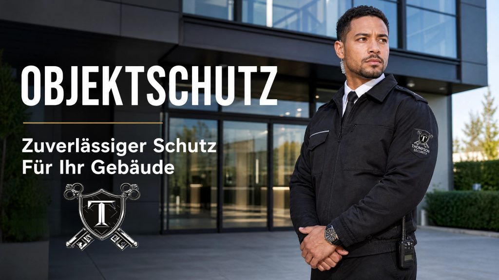 Bewachung eines Objektes mit einem Sicherheitsmitarbeiter